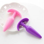 Silicone anal plug for men and women