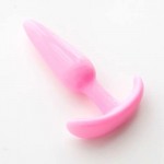 Silicone anal plug for men and women