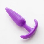 Silicone anal plug for men and women