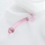 Pink Love Crystal phallus fairy stick glass G point orgasm stick masturbation stick anal plug fun SM adult products