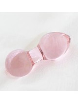 Fun products crystal penis glass anal plug lovely spherical glass rod G-point backyard masturbation rod adult products