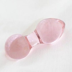 Fun products crystal penis glass anal plug lovely spherical glass rod G-point backyard masturbation rod adult products